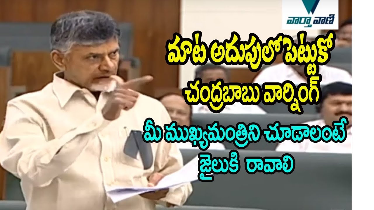Chandrababu Fires In Assembly | TDP Vs YSRCP | Ys Jagan Vs CBN | Telugu News | Vaartha Vaani