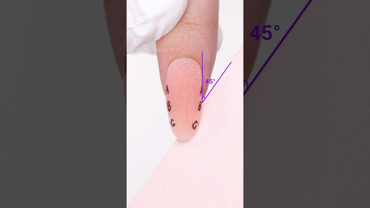 #nailtech 💅Step Guide to Achieve the Perfect Almond Nail Shape #nailtutorial #foryou