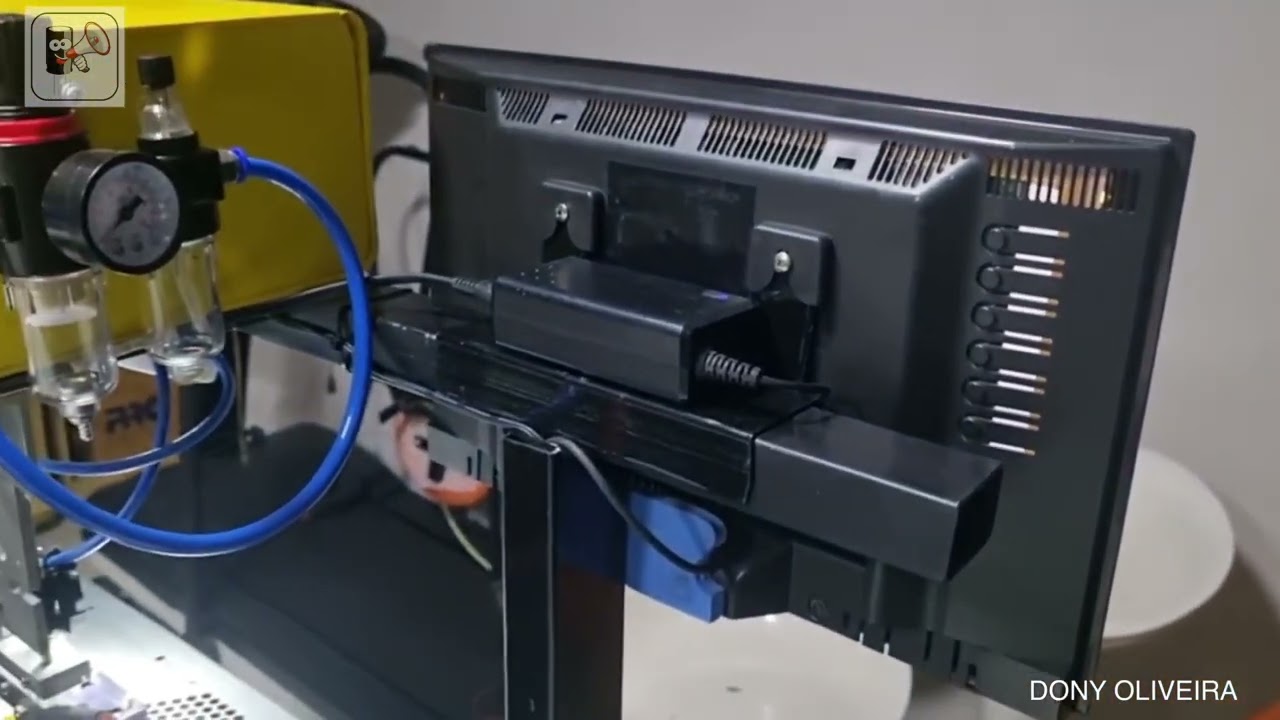 Maquina  ACF caseira...Maquima ACF baixo custo,reparo de telas troca de Cofs tirando linhas na tela