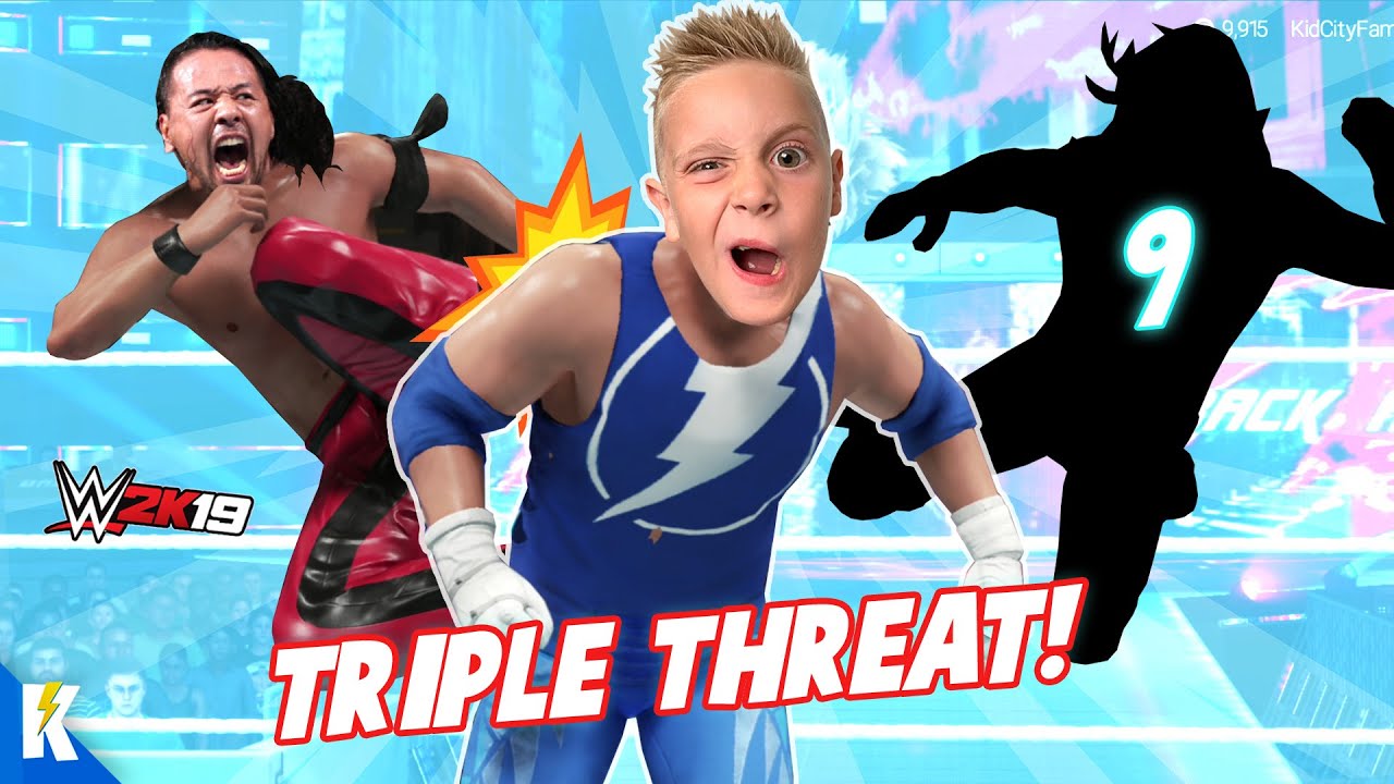 Shinsuke Nakamura vs Little Flash vs Mystery Opponent! Rise of Little Flash Part 9! K-City GAMING