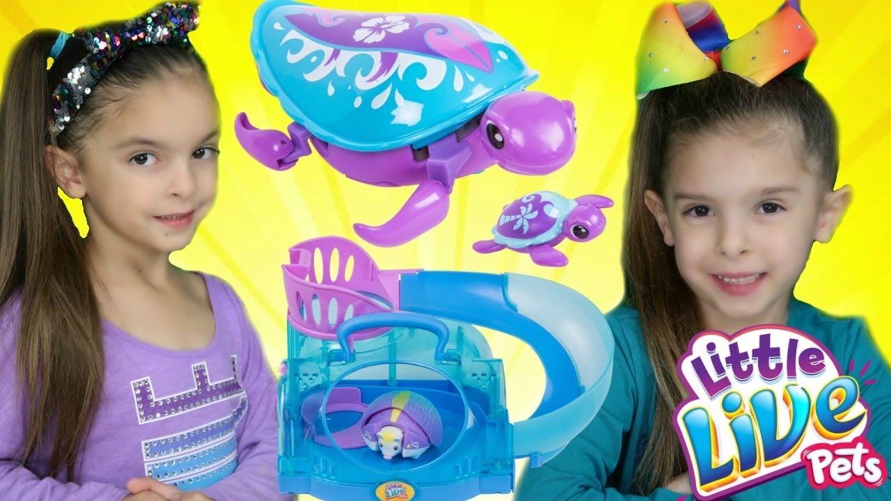 LITTLE LIVE PETS -  LIL HEDGEHOG and SEASHORE the REEF TURTLE and BABY I SEASON 5
