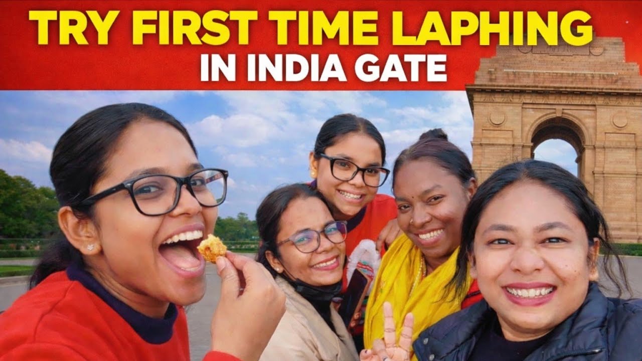 New year and India gate visit | try first time laffing 🤢 | Vlog no 33.