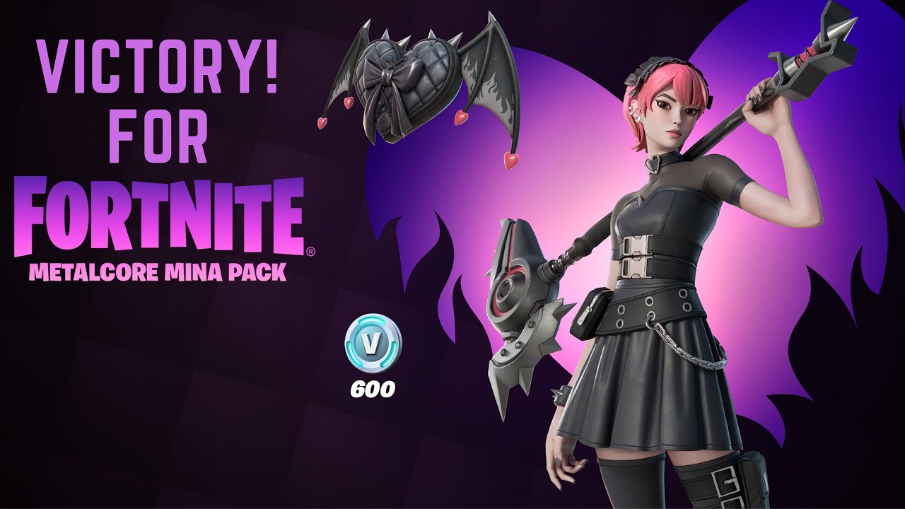 Victory! for MINA PARK in a FORTNITE Solo Match.