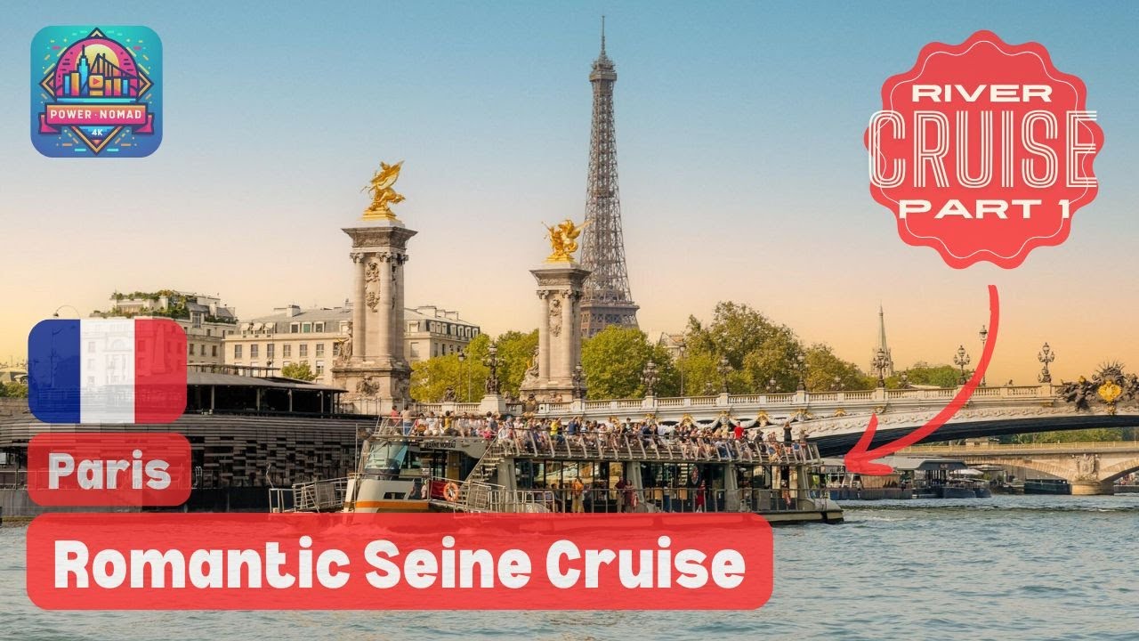 🚢 PARIS SEINE RIVER CRUISE 🌉 Full Tour PART 1 | Eiffel Tower to Île Saint-Louis | August 2025 | 4K