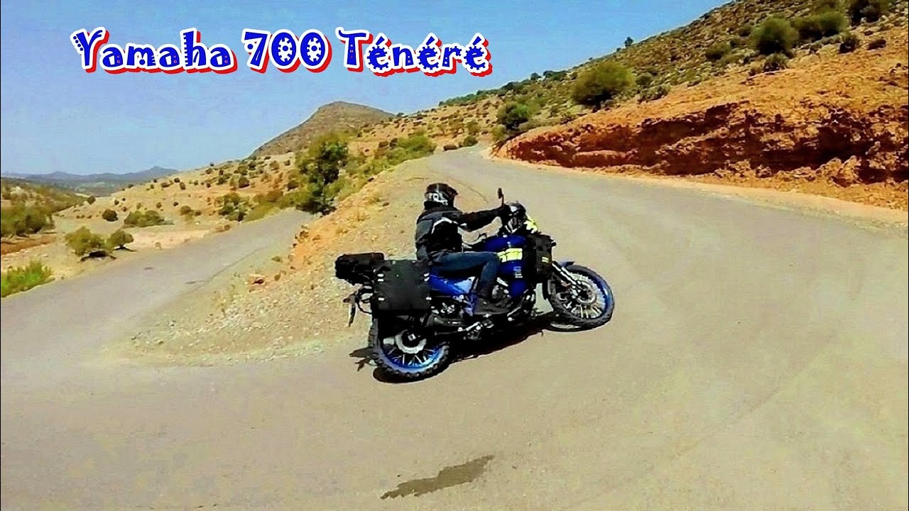 جولة في جبال بني يزناسن على الدراجات النارية ياماها تينيري مع سوزوكي فان فان  Yamaha 700 Ténéré