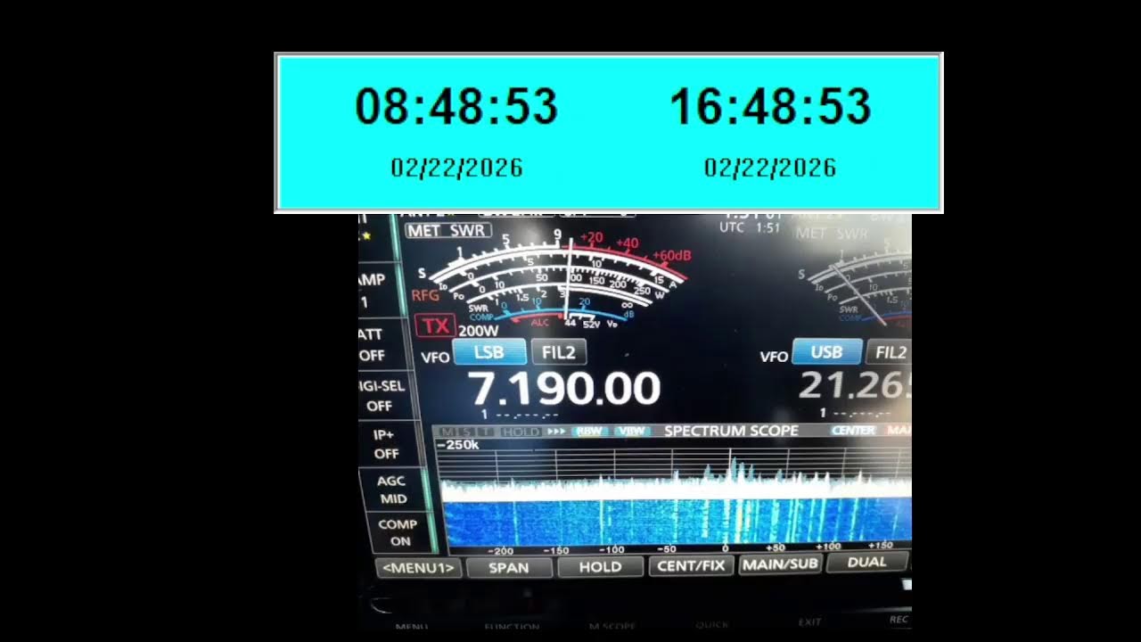 40 Meters Ham Radio Amateur Radio DM14 Southern California