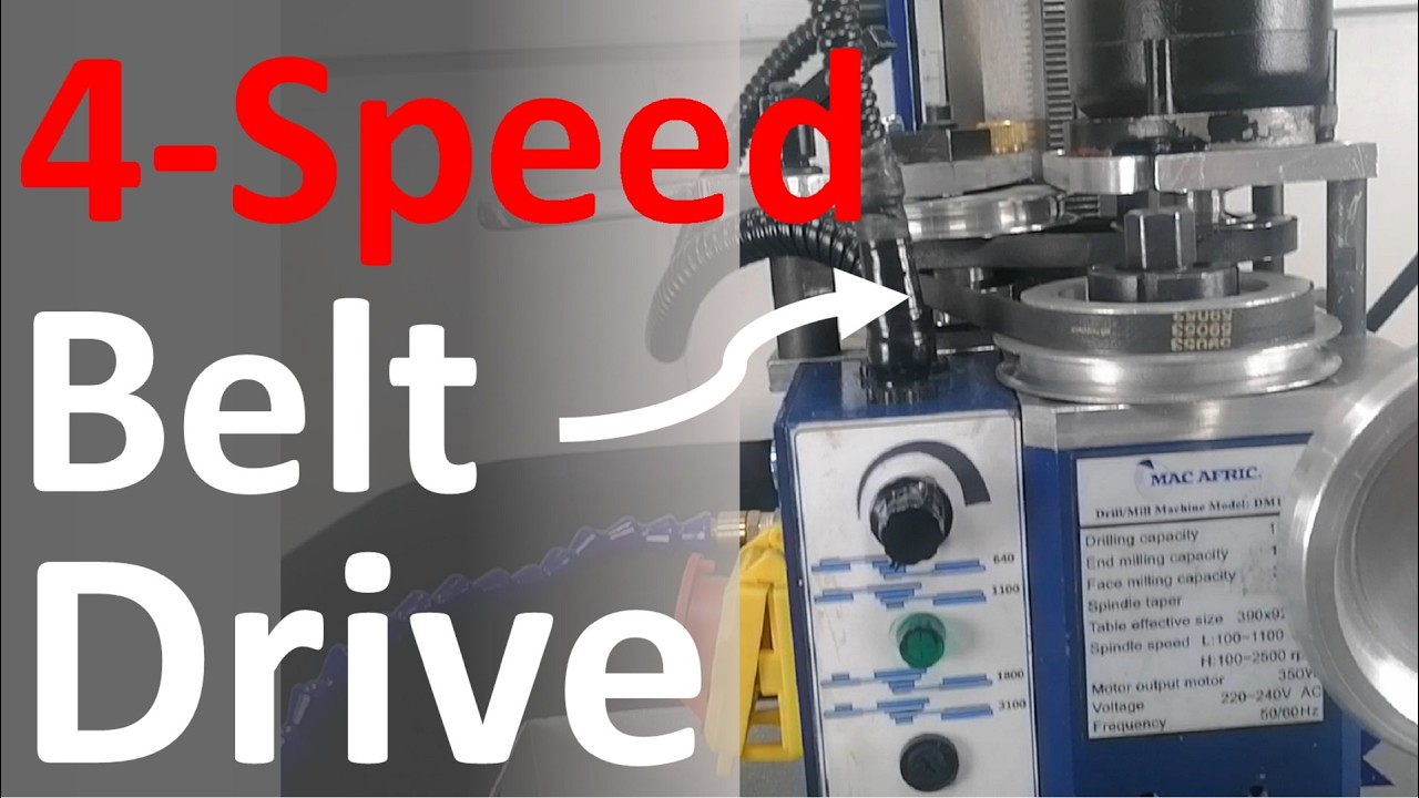 4 Speed Belt Drive for the Mini Milling Machine