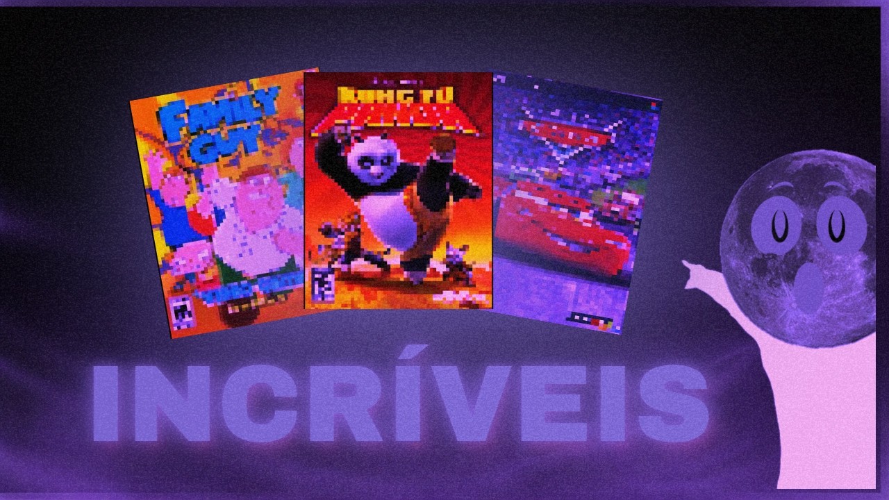 Os INCRÍVEIS JOGOS de DESENHOS ANIMADOS para PS2