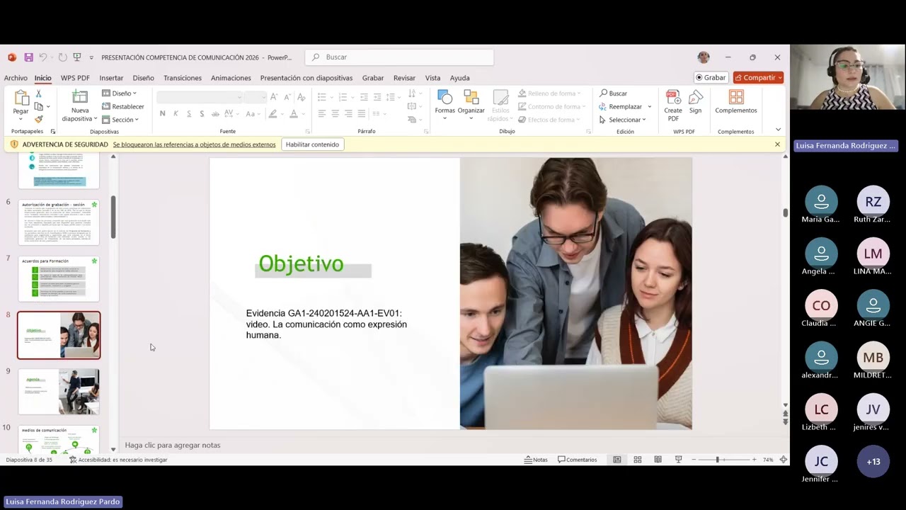 SESIÓN 1Desarrollar procesos de comunicación eficaces y efectivos, teniendo en cuenta  situaciones d