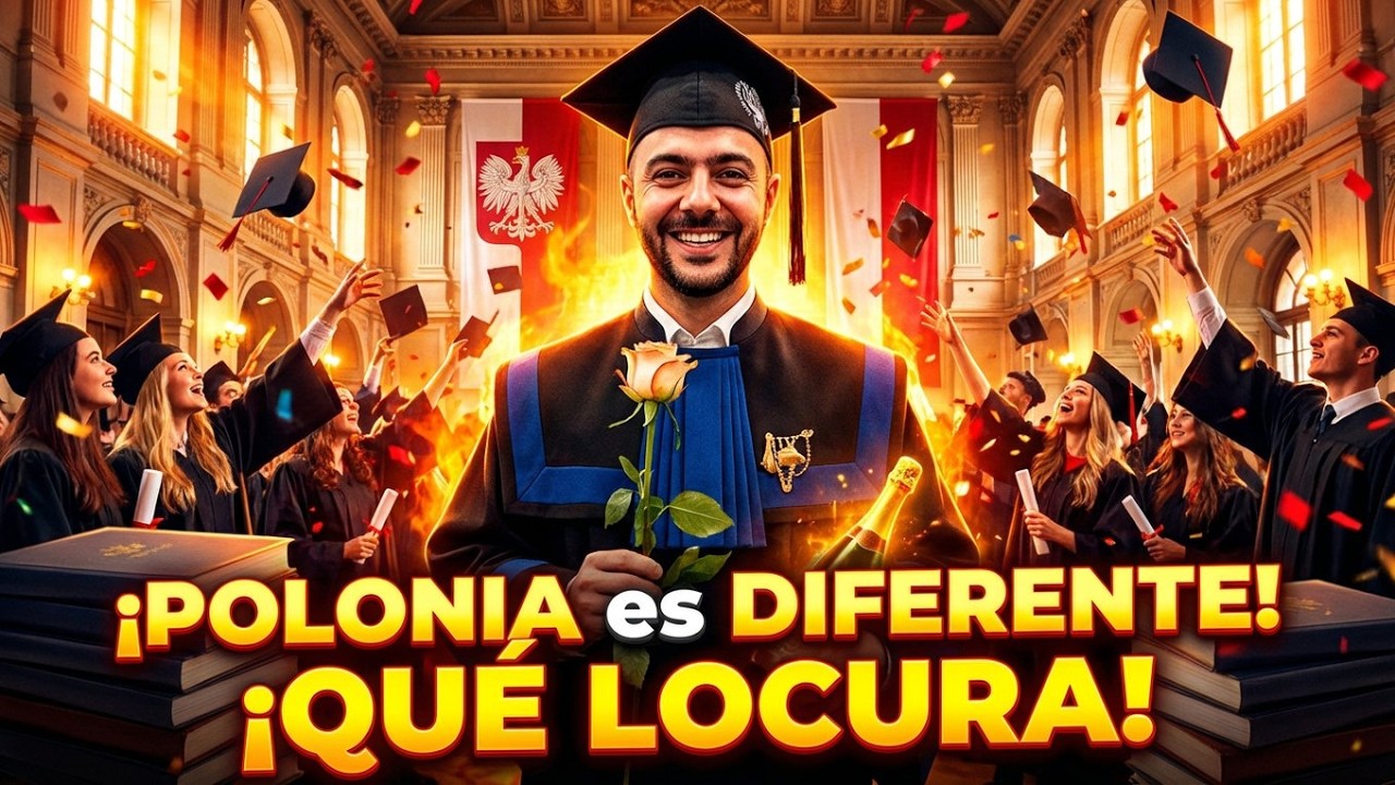 Así celebran una graduación en Polonia