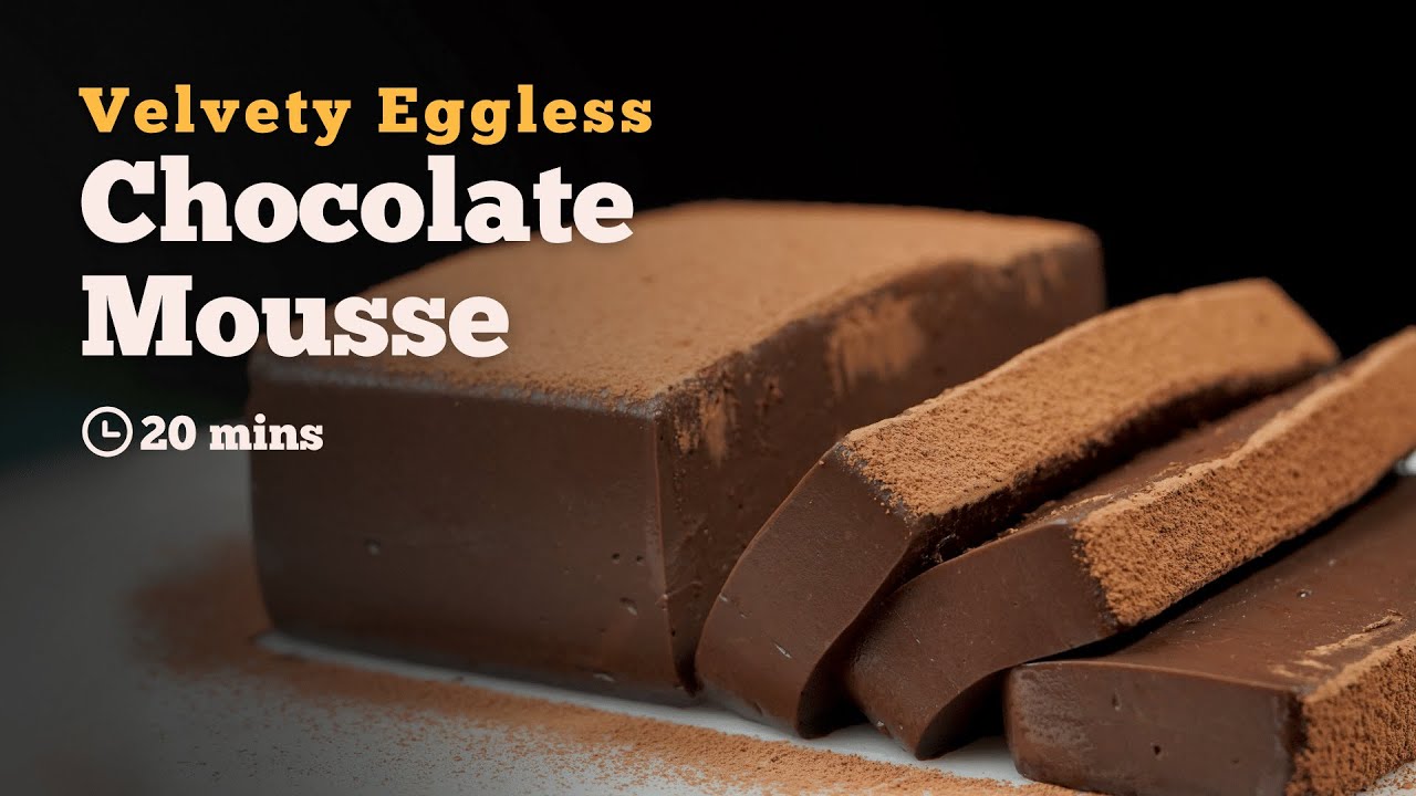 Eggless Chocolate Mousse | Chocolate Mousse | Chocolate Recipes | Dessert Recipes | Cookd