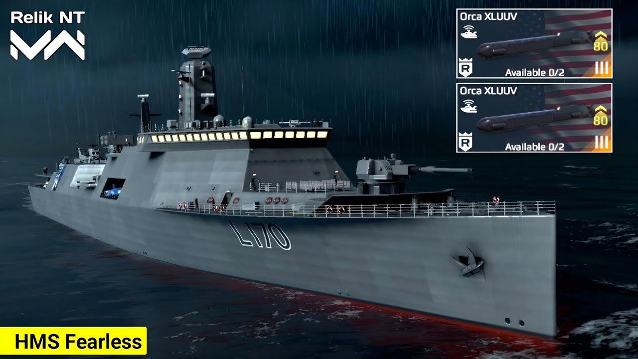HMS Fearless (L170) September Battlepass Ship Gameplay - Modern Warships 