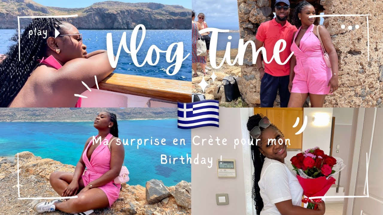 VLOG CRÈTE 🇬🇷: PASSEZ MA JOURNÉE D’ANNIVERSAIRE AVEC MOI ❤️ #vlog #vlogger 