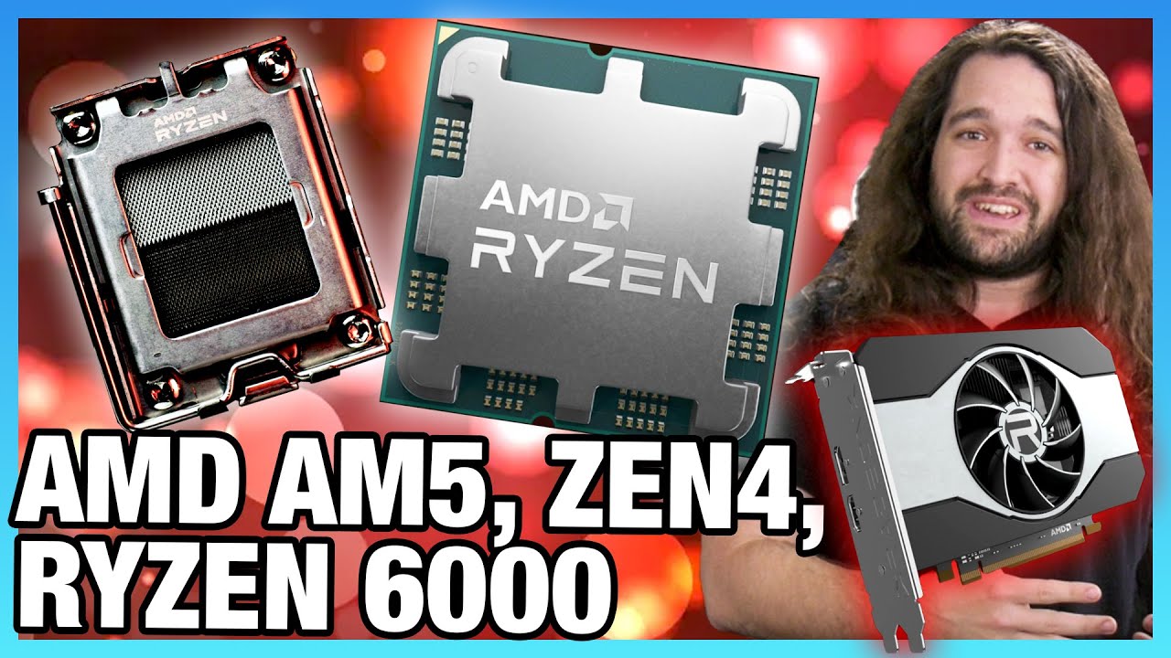 AMD Ryzen 6000 CPUs, AM5 Socket, Zen 4, R7 5800X3D, & RX 6500 XT