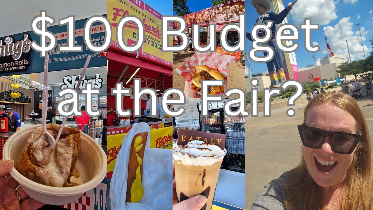 Trying ALL the food at the State Fair of Texas!! 🎡🎠