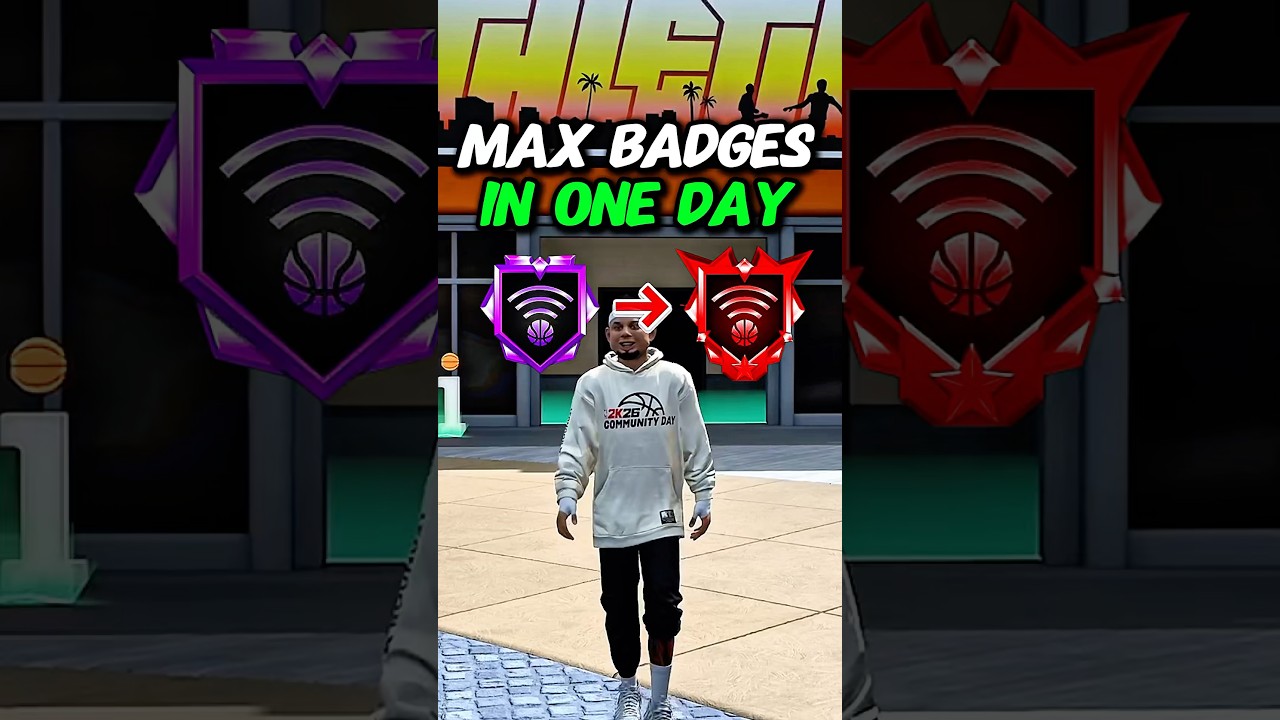 MAX BADGES IN ONE DAY #nba2k #2kcommunity #2k26 #nba2k26
