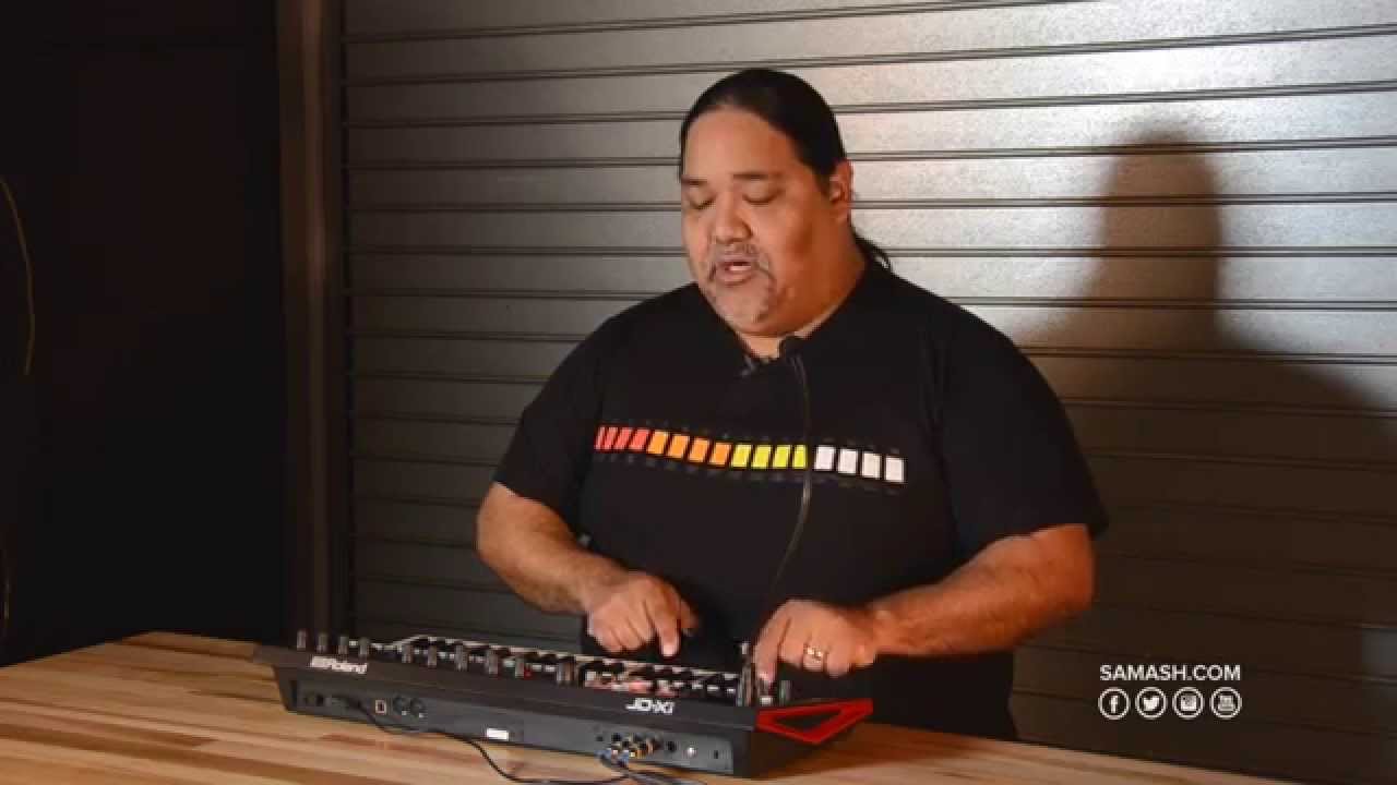 Roland JD-Xi Analog Digital Crossover Synthesizer - Find and Edit Drums Tones