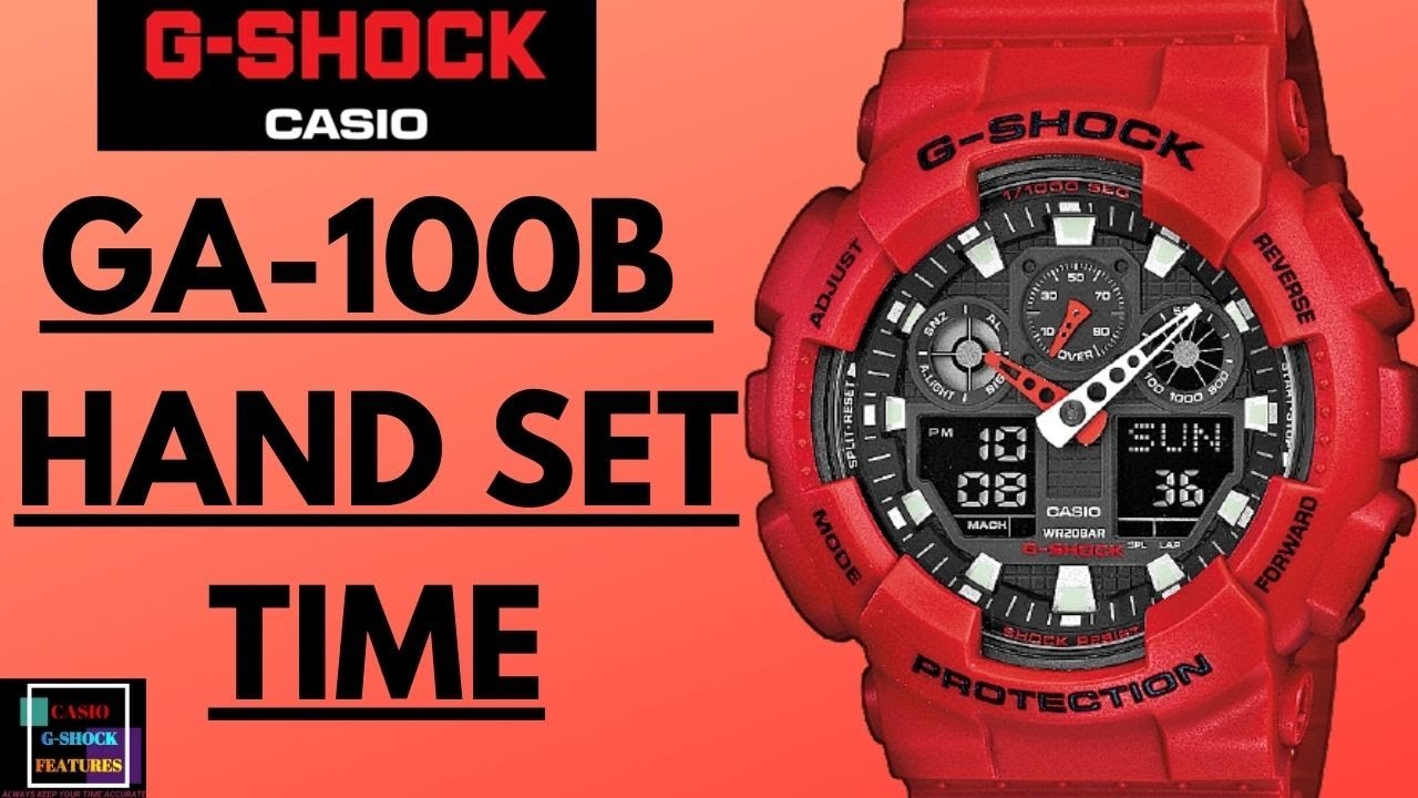 Как установить время на часах G-Shock GA-100B | Обзоры: лучший и простой способ установить время ...