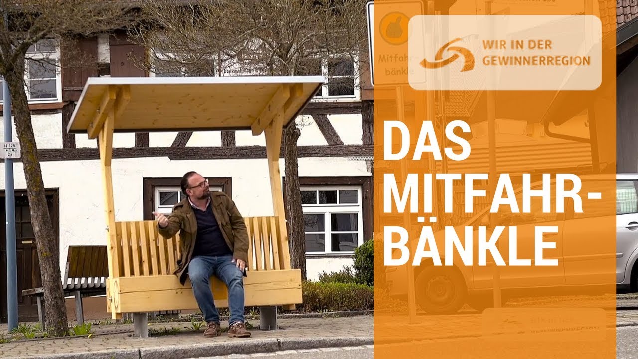 Schnell von A nach B: das Mitfahrbänkle in Deißlingen