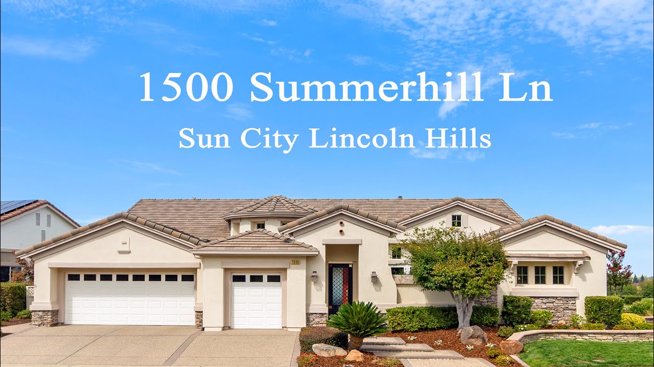 One of the Best Views in Sun City Lincoln Hills | Meadowgate at 1550 Summerhill Ln