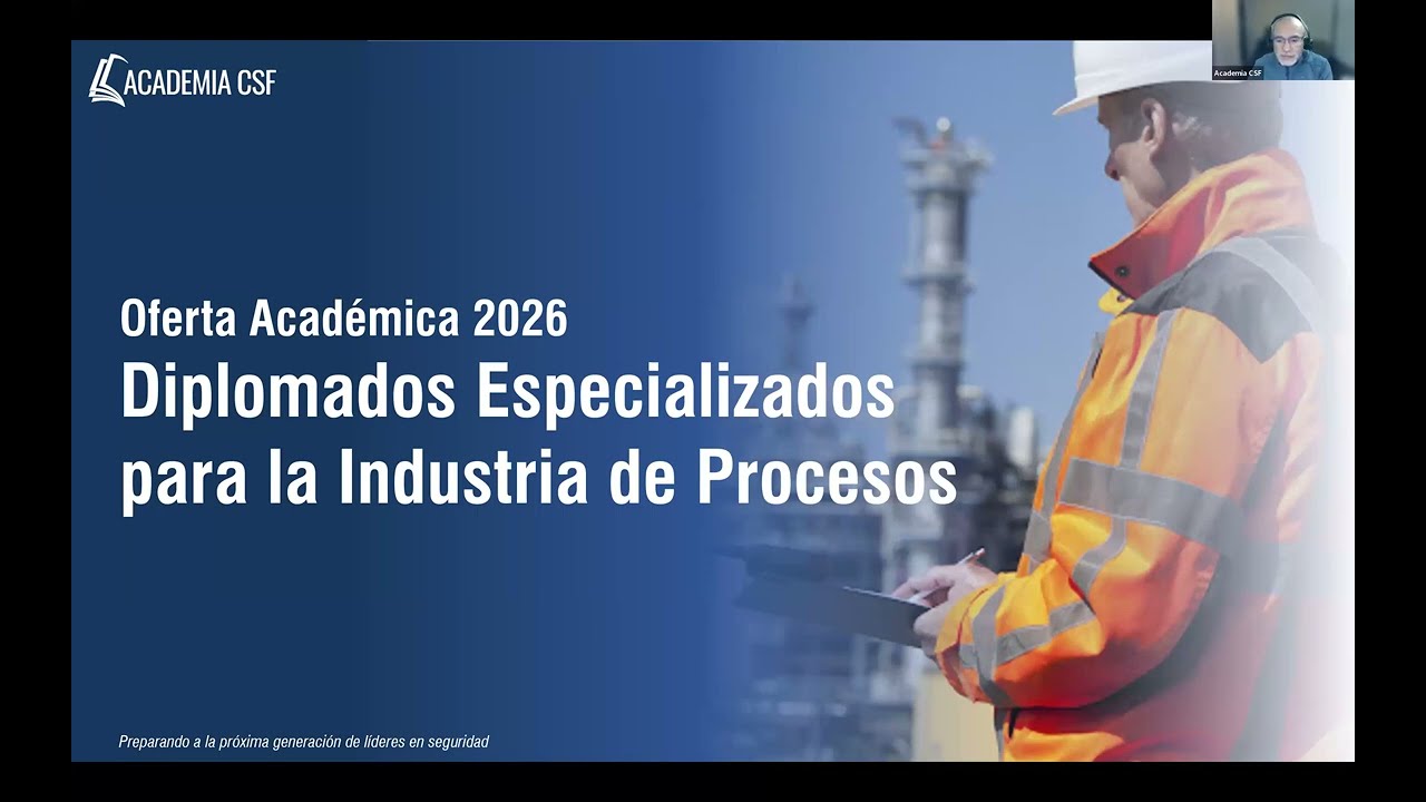 Oferta Académica 2026 | Diplomados Especializados para la Industria de Procesos