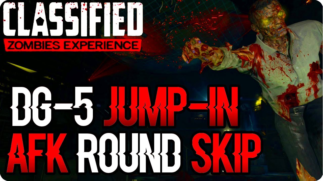 BO4 Zombie Glitches: DG-5 Jump-In AFK Round Skip Glitch On Classified - Black Ops 4 Zombie Glitch
