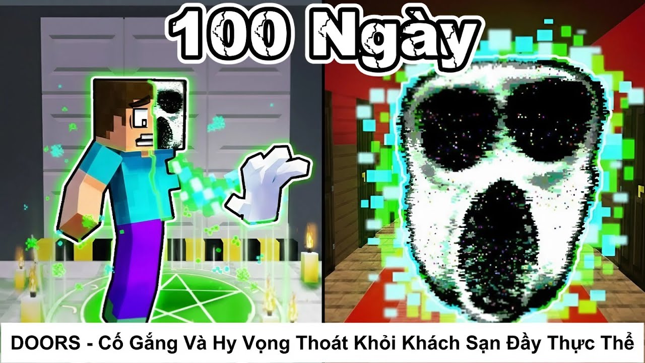 Tóm Tắt 100 Ngày || DOORS - Cố Gắng Và Hy Vọng Thoát Khỏi Khách Sạn Đầy Thực Thể