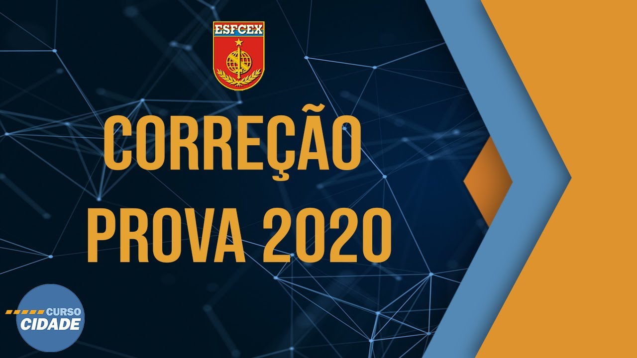 Correção da Prova da EsFCEx 2020 - Conhecimentos Gerais