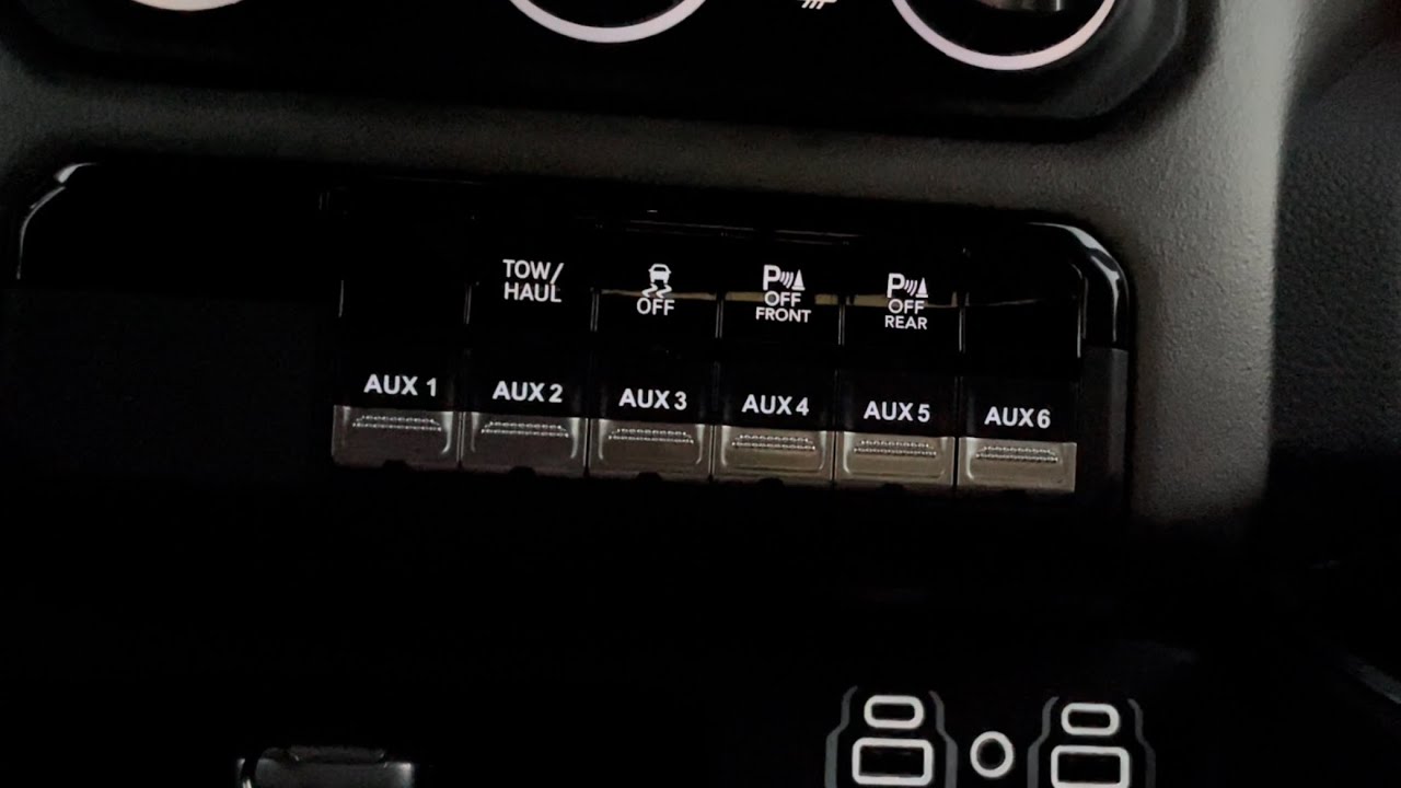 5th gen Ram 1500 2500 aux power panel part one
