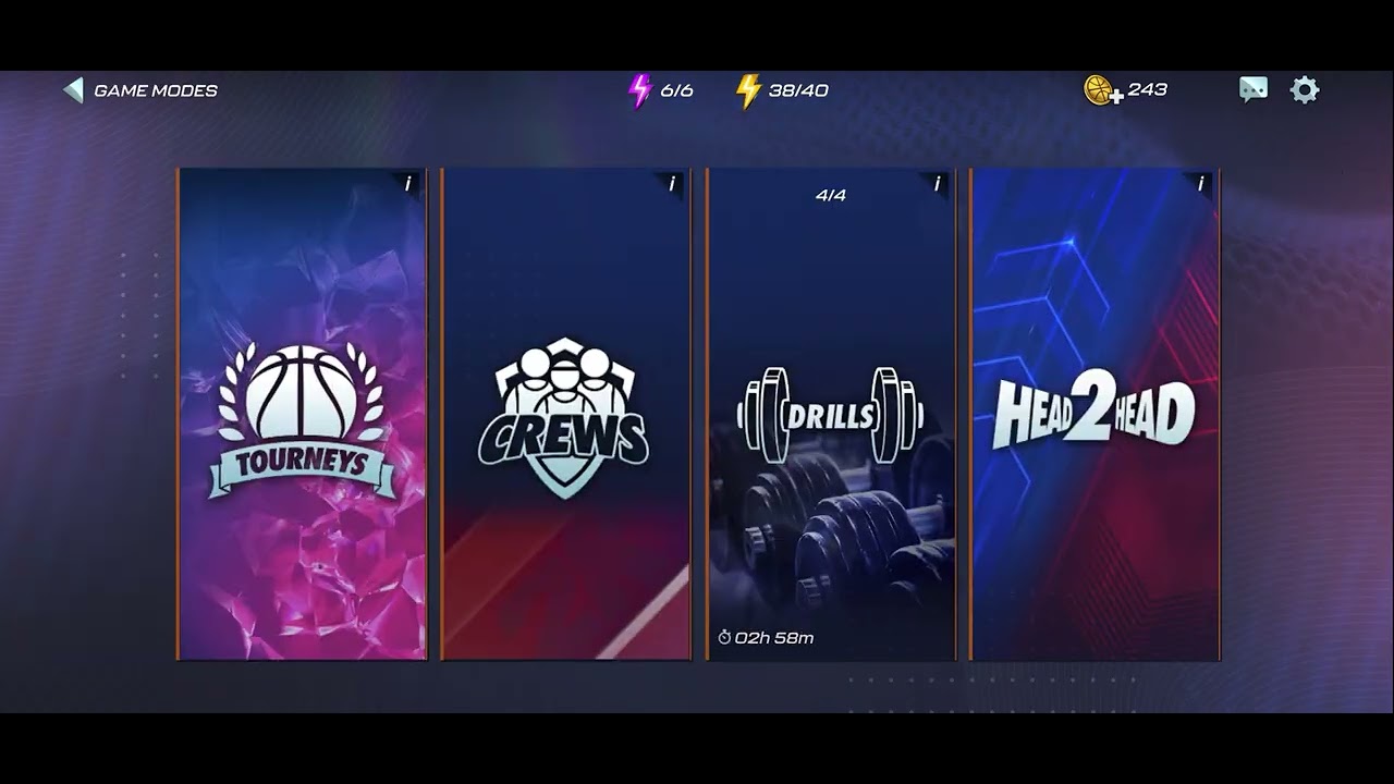 Playing NBA 2k mobile with my team