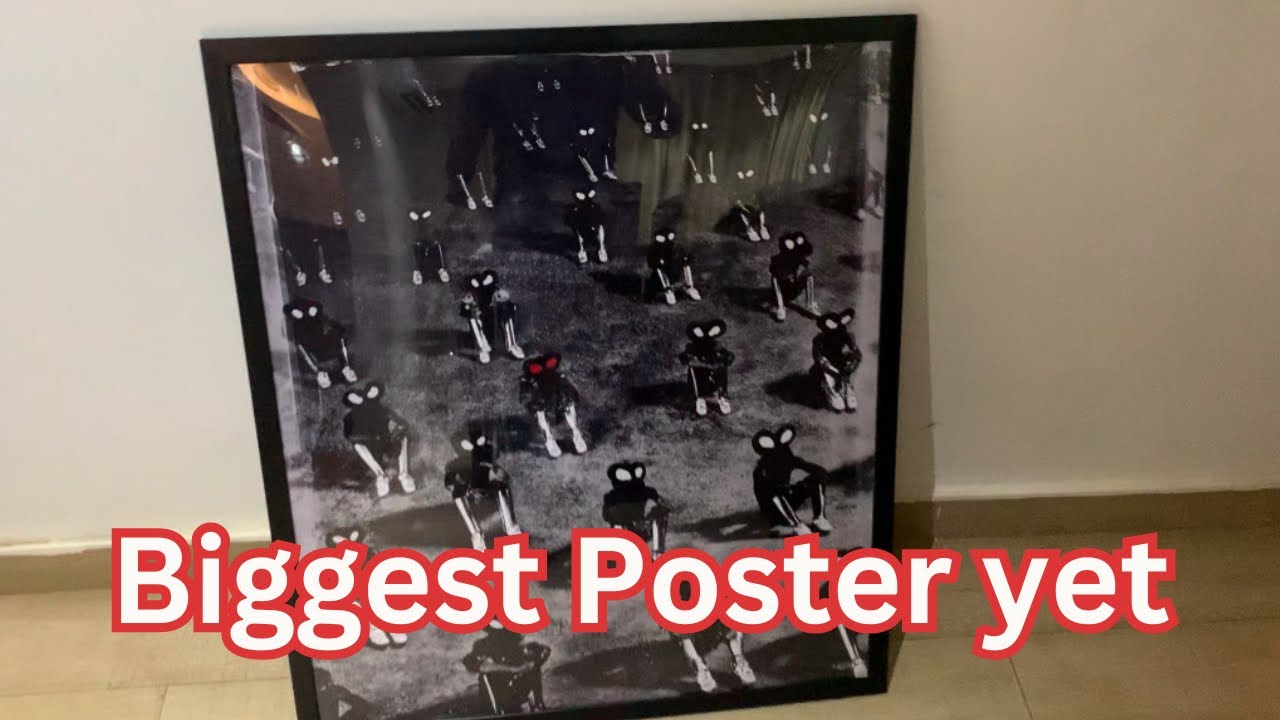 The BIggest Art Poster I've made so far (mini vlog)