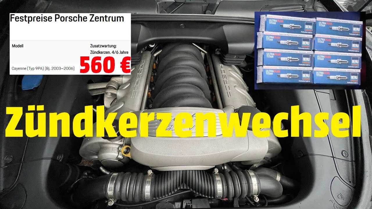 560 EUR für Zündkerzenwechsel beim Porsche Cayenne Turbo 955?