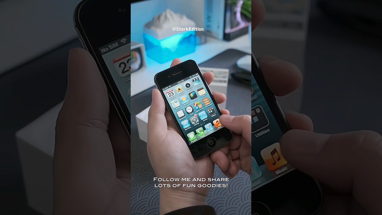 old iphone 4s unboxing 🤯. #apple #iphone4s #tech #unboxing
