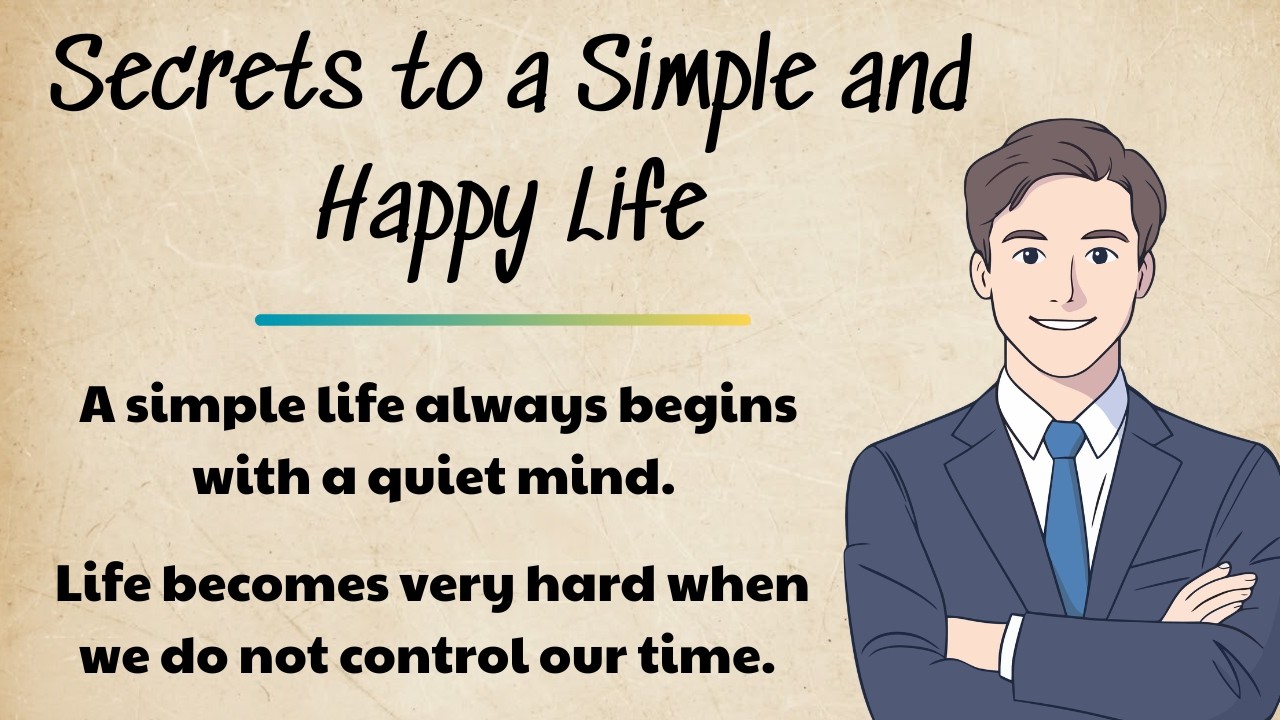 How to Stop Overthinking and Simplify Your Life | Learn English Through Stories