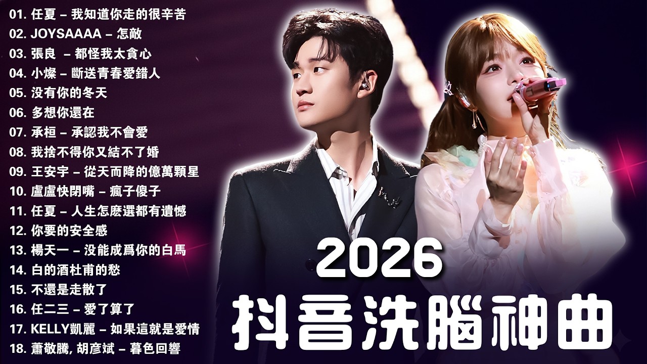 KKBOX華語單曲排行週榜 ~ 2026年3月抖音熱門音樂精選 ~ 可惜你不懂, 離別開出花, 請記住我的好, 新人舊人, 可惜, 承認我不會愛 ~ 2026抖音洗腦神曲