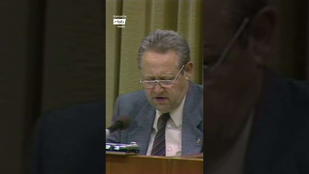 Schabowskis Versprecher | Pressekonferenz am 9.11.1989  
