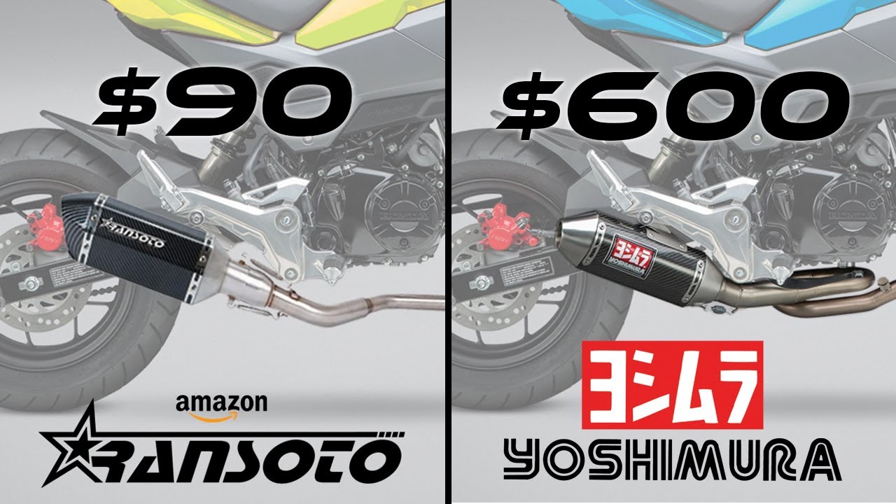 Honda Grom Exhaust Review: $90 Ransoto vs. $600 Yoshimura RS-2 (Install Guide + Sound Comparisons)