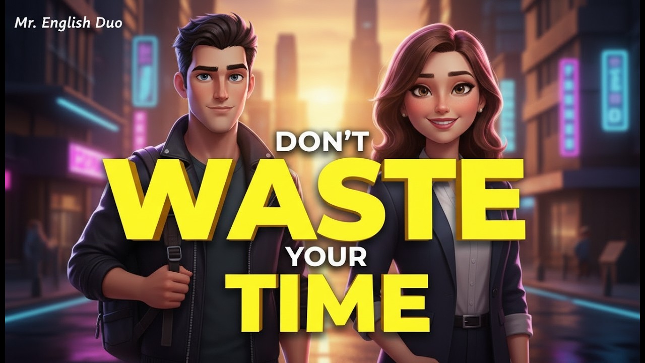 Don’t Waste Your Life | Easy English Podcast for Real Conversation & Confidence/Mr.English Duo