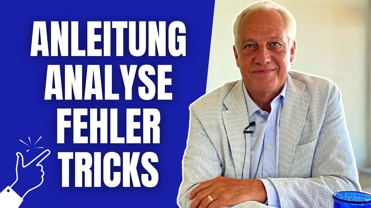 WIE MAN GANZ EINFACH FINANZEN ANALYSIERT!