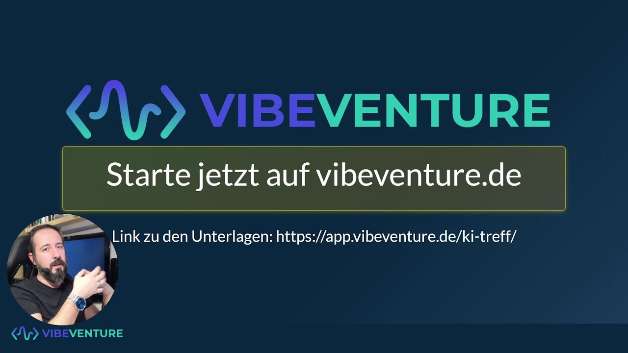 🔴 LIVE Jahresplanung 2026: Wie KI dir beim Einhalten deiner Vorsätze hilft | VibeVenture KI-Treff #6