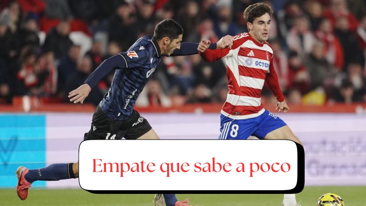 Análisis y resumen del Granada 1-1 AD Ceuta