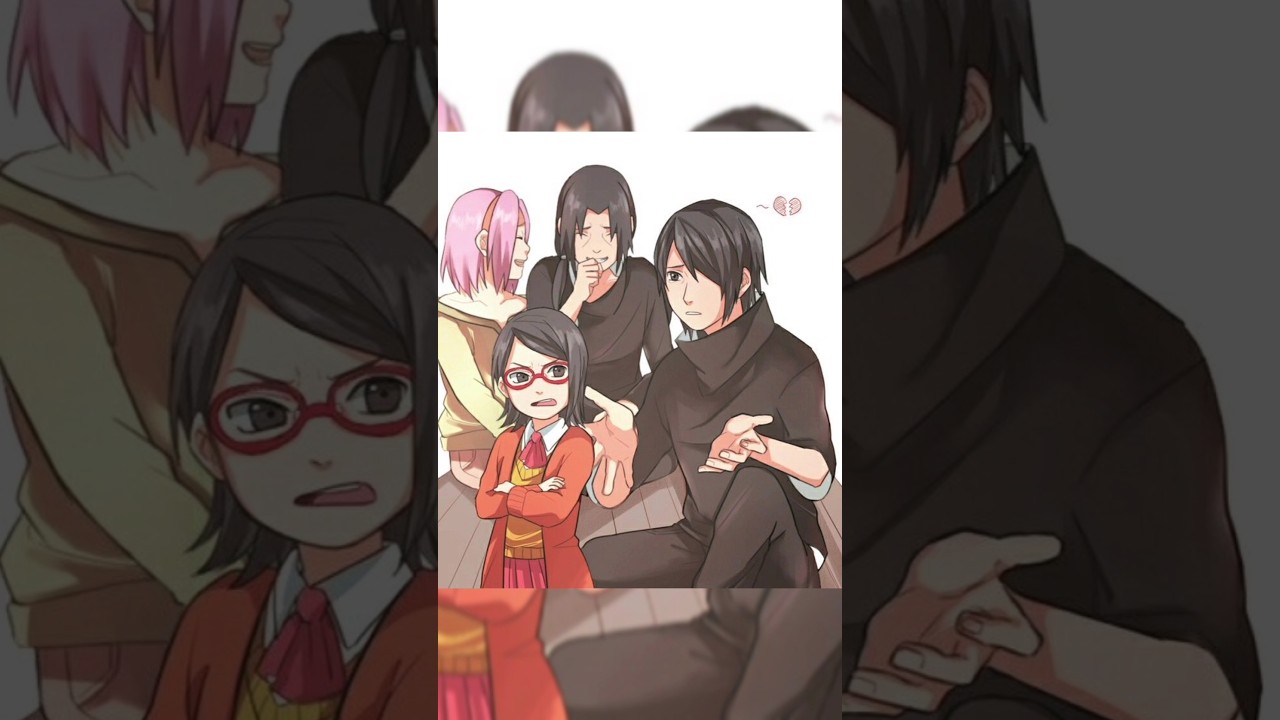 Uchiha family #naruto #sasuke #sakura #sarada #itachi #shorts #trending #cute #love