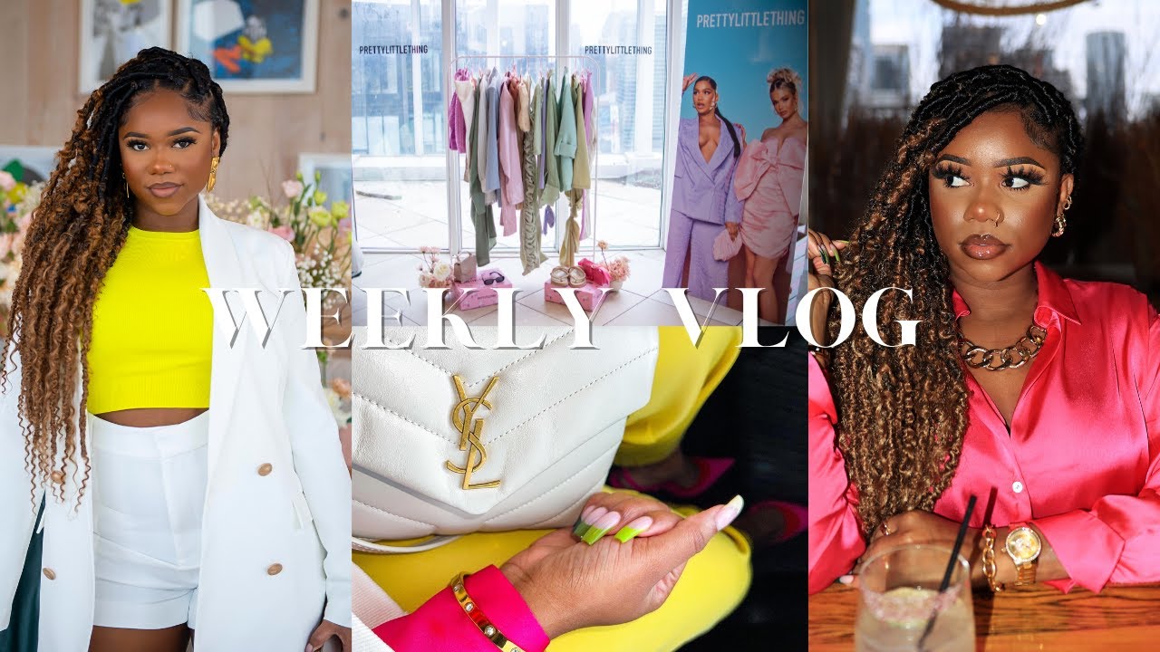 VLOG! GRWM + PRETTYLITTLETHING EVENT + SPRING OUTFITS + VIP MOVIE THEATRE  + MORE | Chev B.