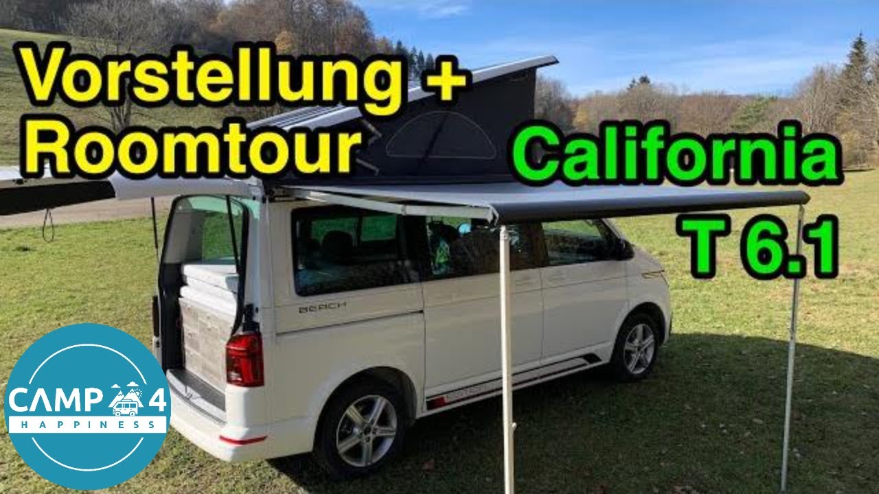 Roomtour & Vorstellung: VW T6.1 California Modell 2020 (Beach Tour Edition) - Test und Review
