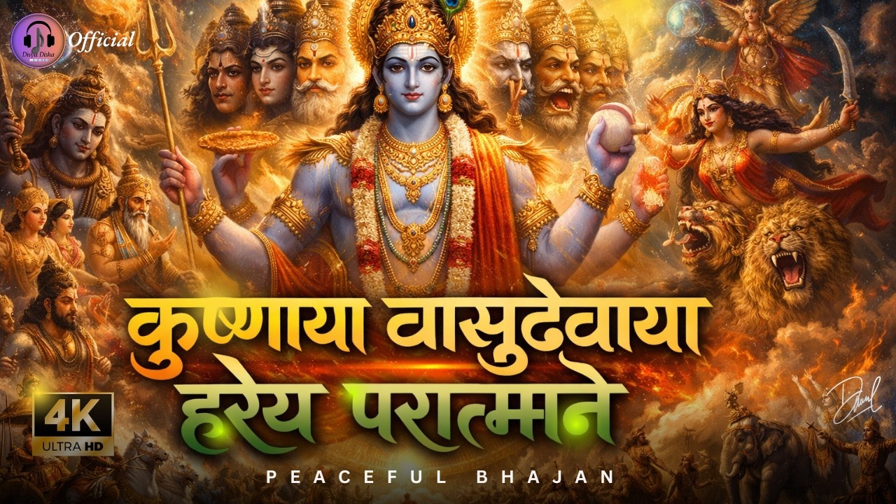 श्रीकृष्ण song | Krishnaya Vasudevaya Haraye Paramatmane |भक्ति | ॐ कृष्णाय वासुदेवाय हरये परमात्मने
