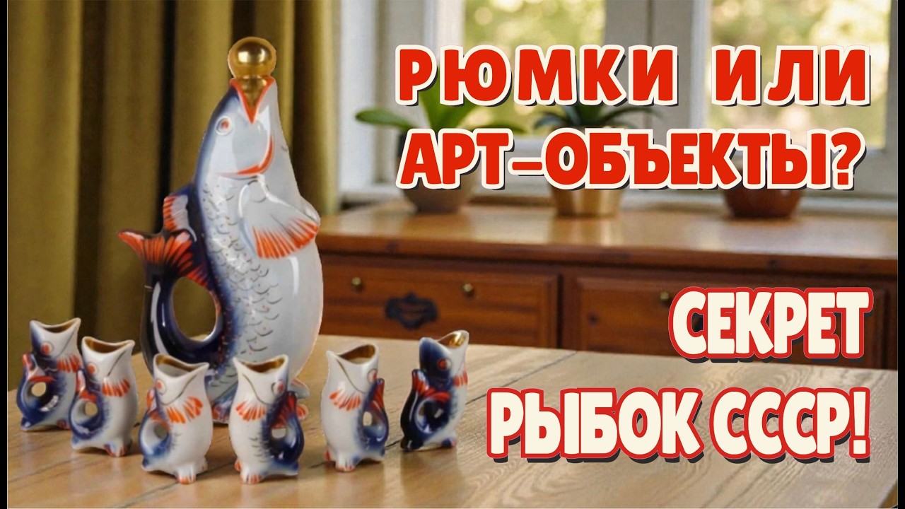 Зачем Нужны Были Фарфоровые Рыбки Из СССР? От Серванта До Аукционов За 50 Тысяч!