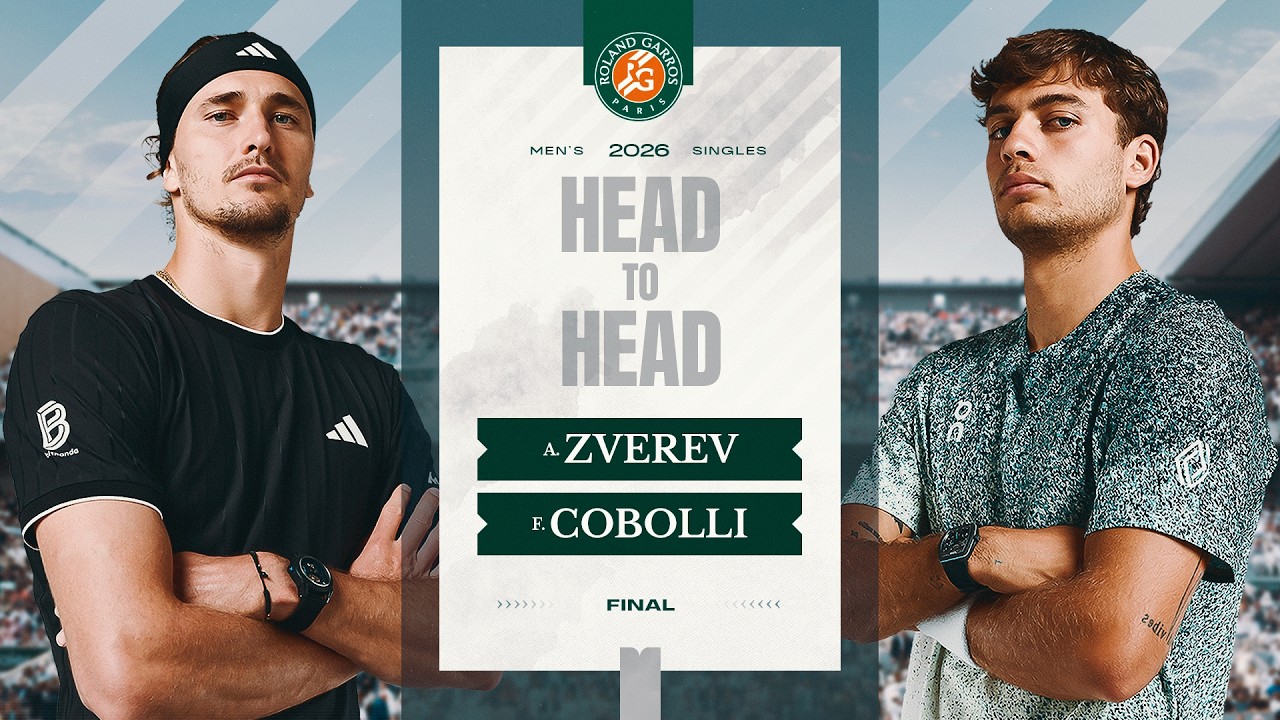 Zverev vs Cobolli | Final Head-to-Head | Roland-Garros 2026