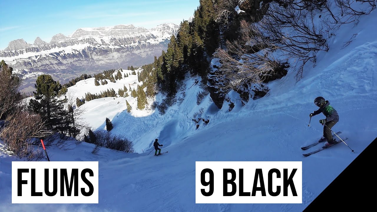 Flumserberg, 9 ⚫ BLACK - SCHWARZ (Chuewegpiste) #1 🇨🇭