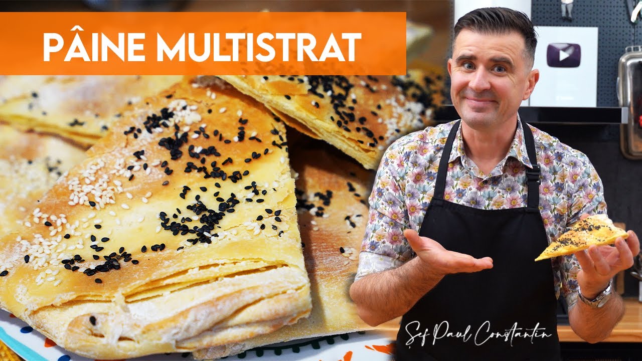 🍞 O pâine sănătoasă și gustoasă: Pâine multistrat, fără drojdie și aditivi! 🥐 Șef Paul Constantin