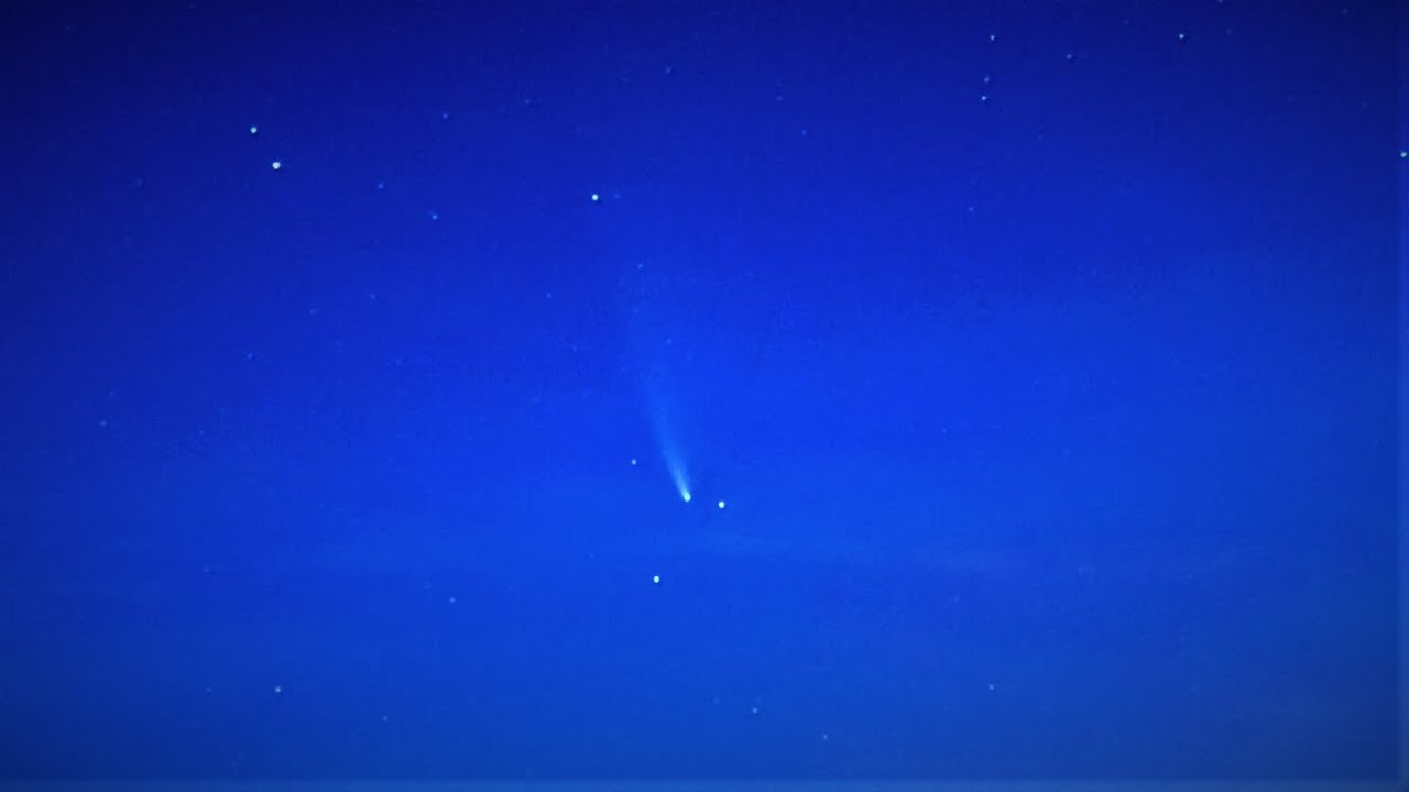 Comet Neowise with Talitha (Ursa Major) 19 July 2020 Poland [VIDEO] time-lapse